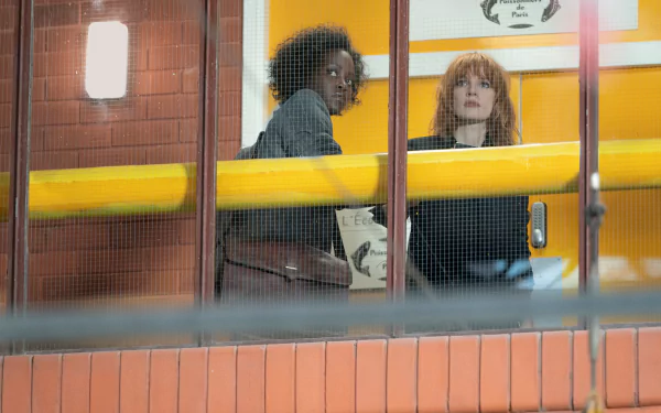 Lupita Nyong'o Jessica Chastain movie The 355 HD Desktop Wallpaper | Background Image