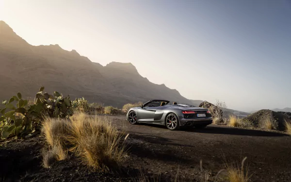 cabriolet vehicle Audi R8 V10 HD Desktop Wallpaper | Background Image