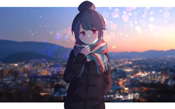 Rin Shima Anime Laid-Back Camp HD Desktop Wallpaper | Background Image