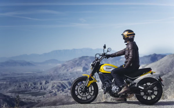 motorcycle vehicle Ducati Scrambler HD Desktop Wallpaper | Background Image