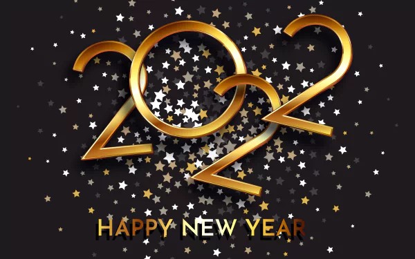 holiday New Year 2022 HD Desktop Wallpaper | Background Image