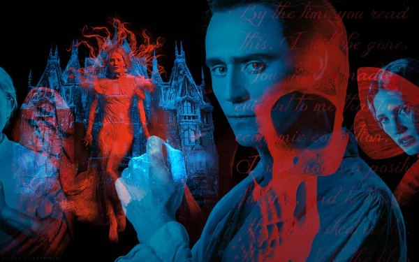 Tom Hiddleston Mia Wasikowska Jessica Chastain movie Crimson Peak HD Desktop Wallpaper | Background Image