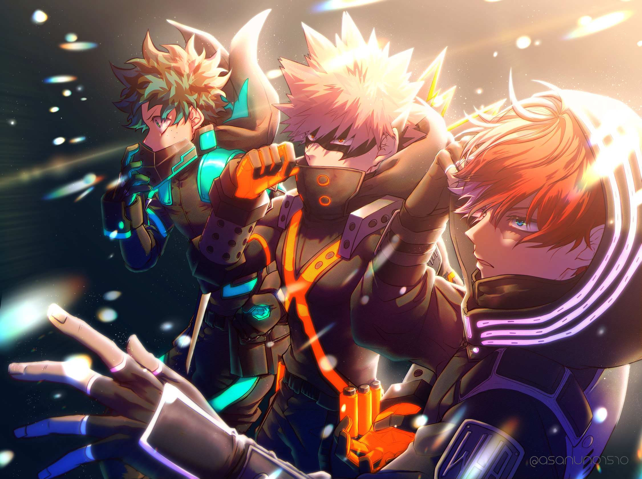 HD wallpaper: Katsuki Bakugou, Deku, Boku no Hero Academia | Wallpaper Flare