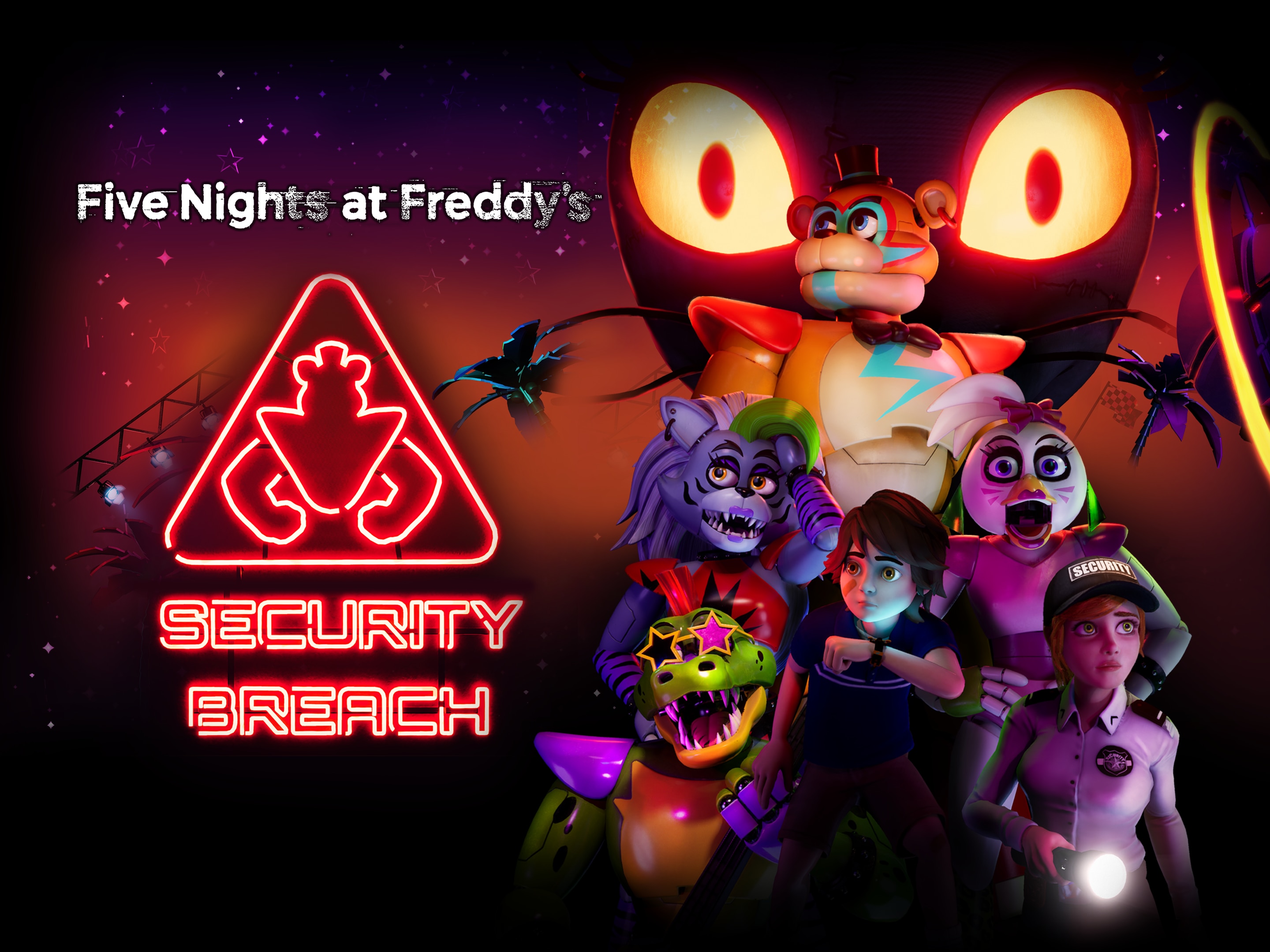 电 子 游 戏 Five Nights at Freddy's: Security Breach 高 清 壁 纸 桌 面 背 景.