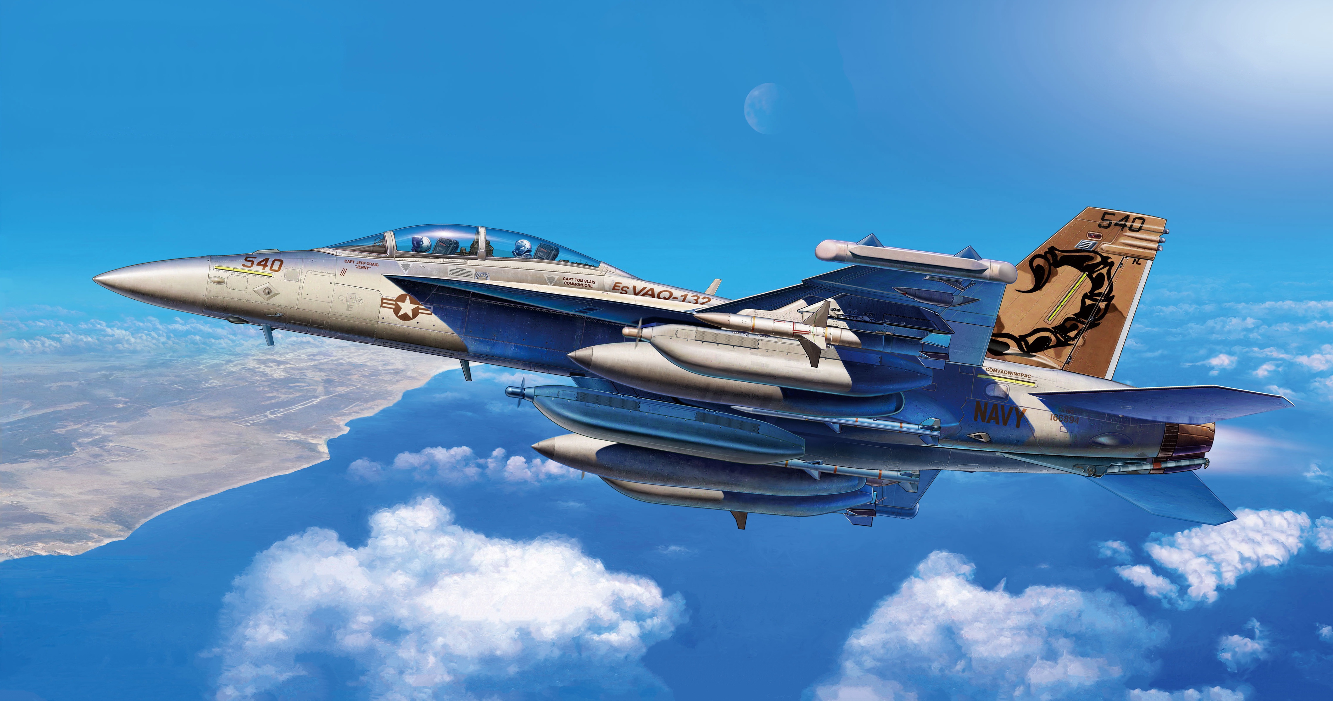 Fighter Jet Above The Clouds Stock Photo - Download Image Now - Airplane,  Bomb, Air Attack - iStock