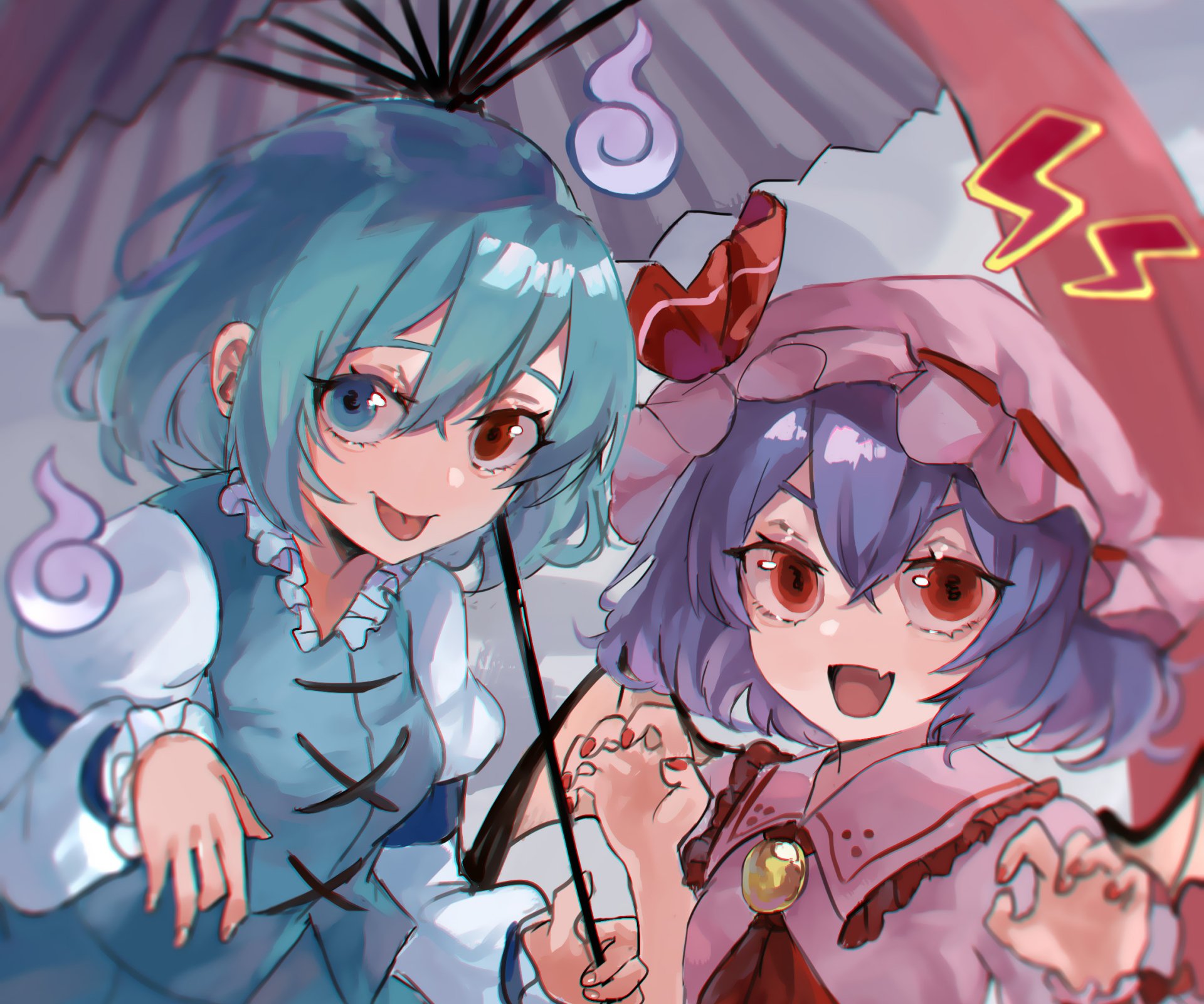 Download Kogasa Tatara Remilia Scarlet Anime Touhou HD Wallpaper