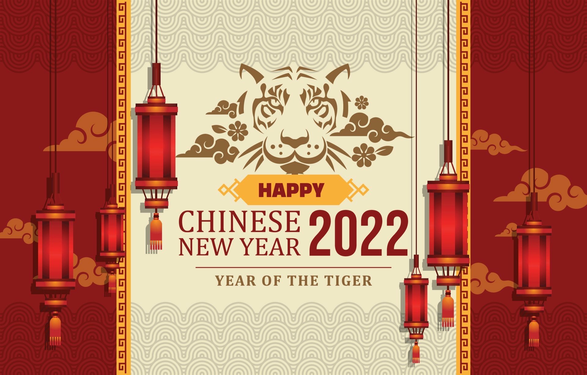 Download Year Of The Tiger Holiday Chinese New Year HD Wallpaper