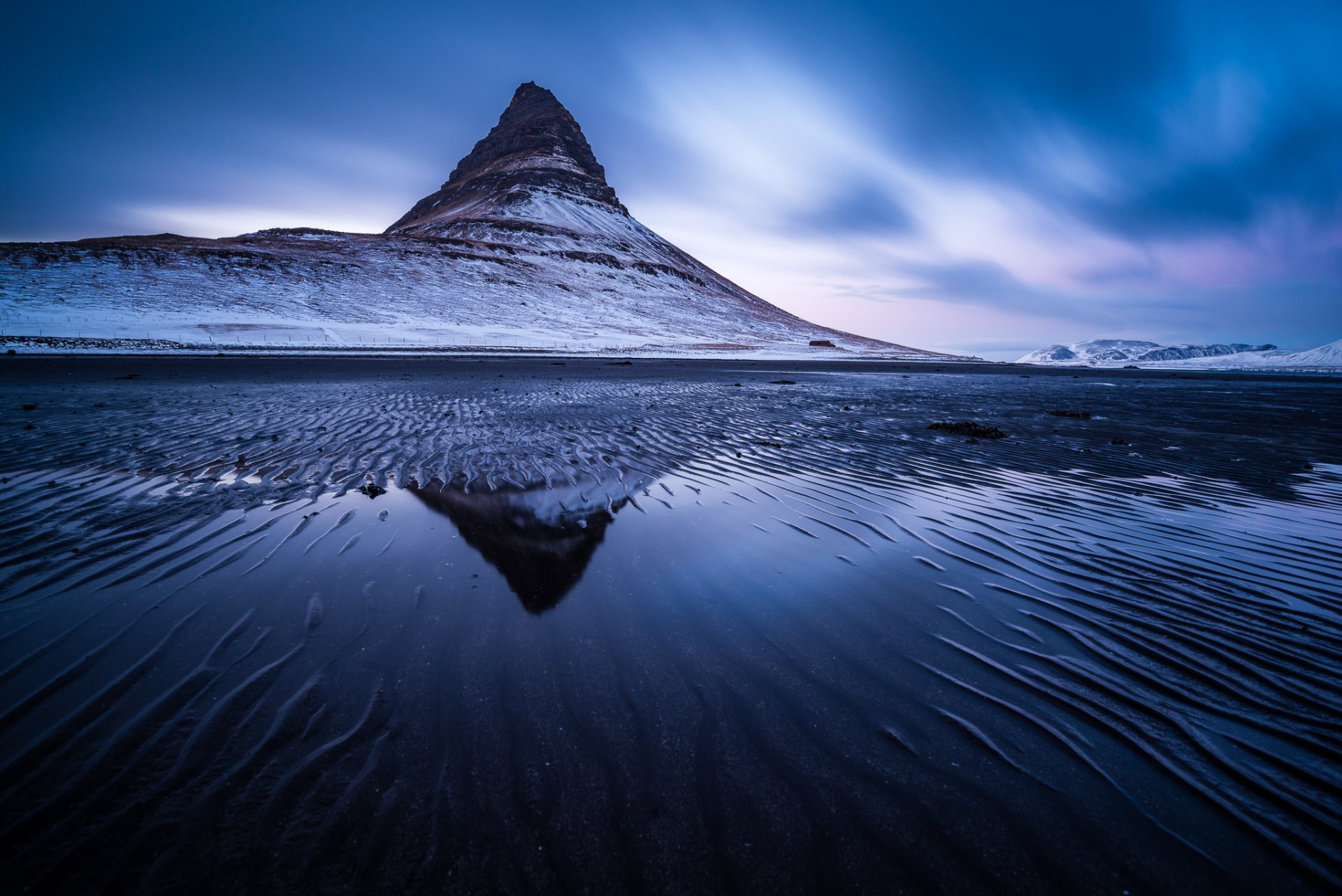 Download Reflection Nature Kirkjufell HD Wallpaper by Modes Rodríguez