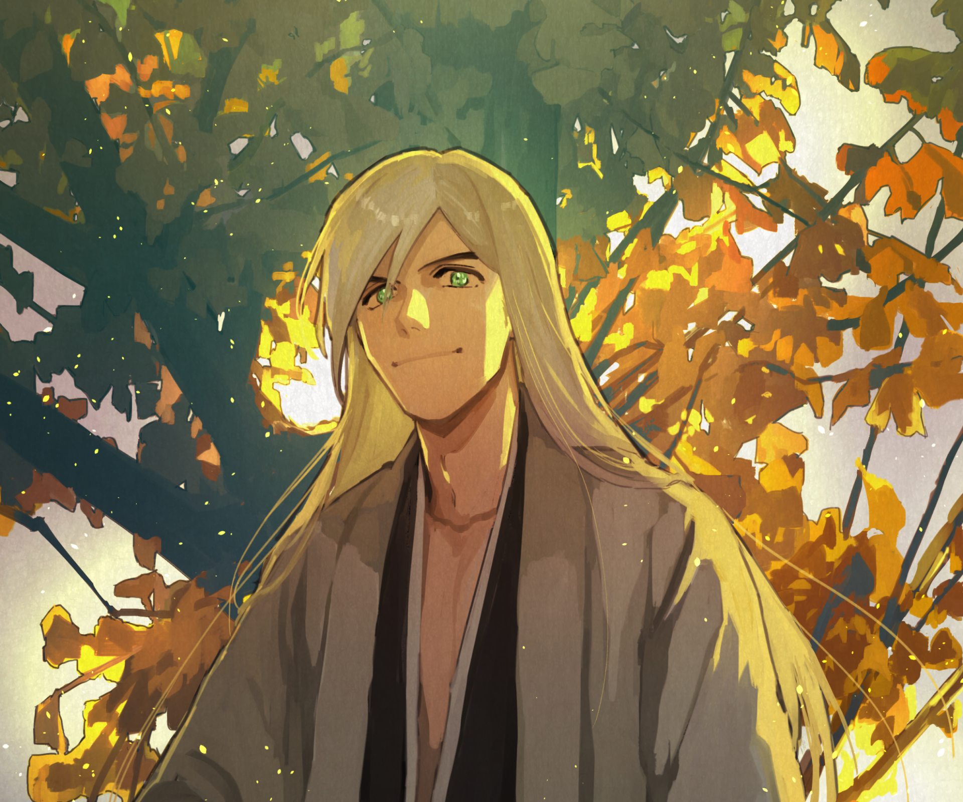 Download Jūshirō Ukitake Anime Bleach HD Wallpaper