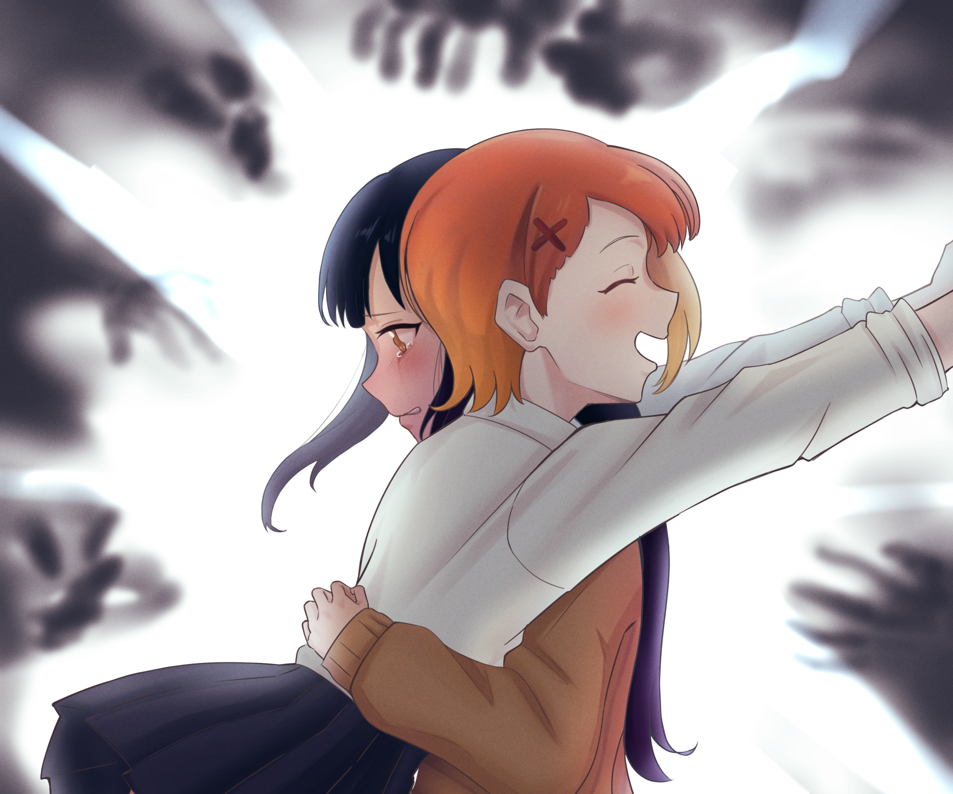 Download Hana Yurikawa Miko Yotsuya Anime Mieruko-chan HD Wallpaper