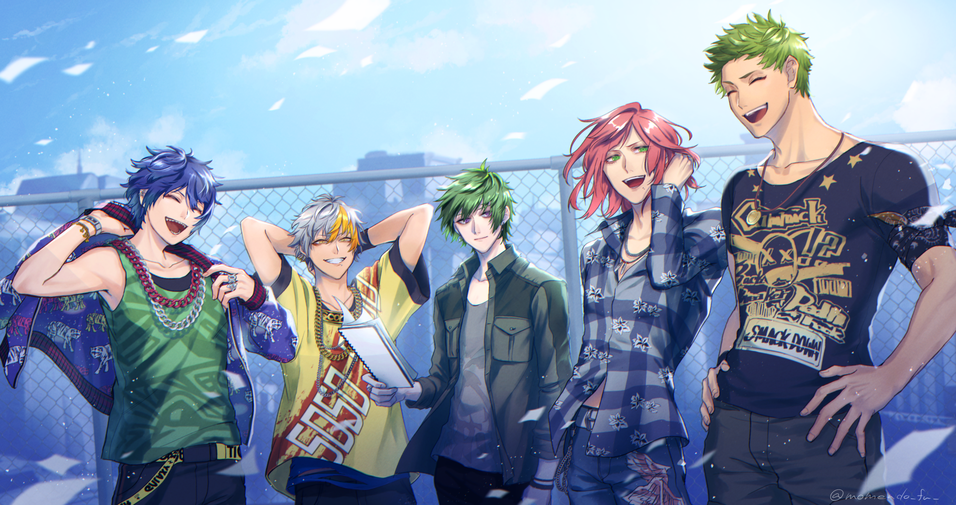 Download Ran (BlackStar) Mizuki (BlackStar) Lico (BlackStar) Kongou (BlackStar) Heath (BlackStar) Video Game BlackStar ~Theater Starless~ HD Wallpaper