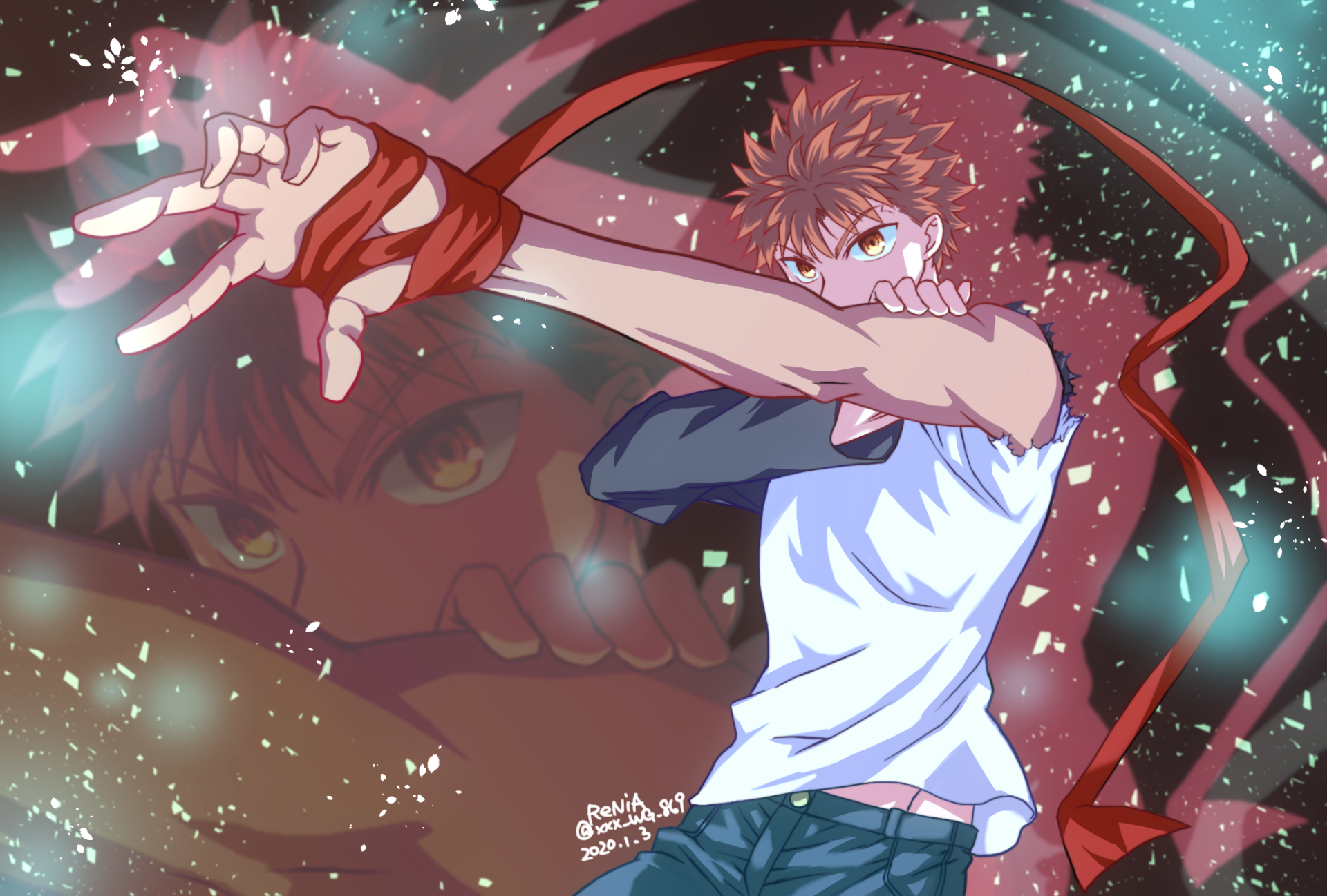 Download Shirou Emiya Anime Fate/Stay Night HD Wallpaper