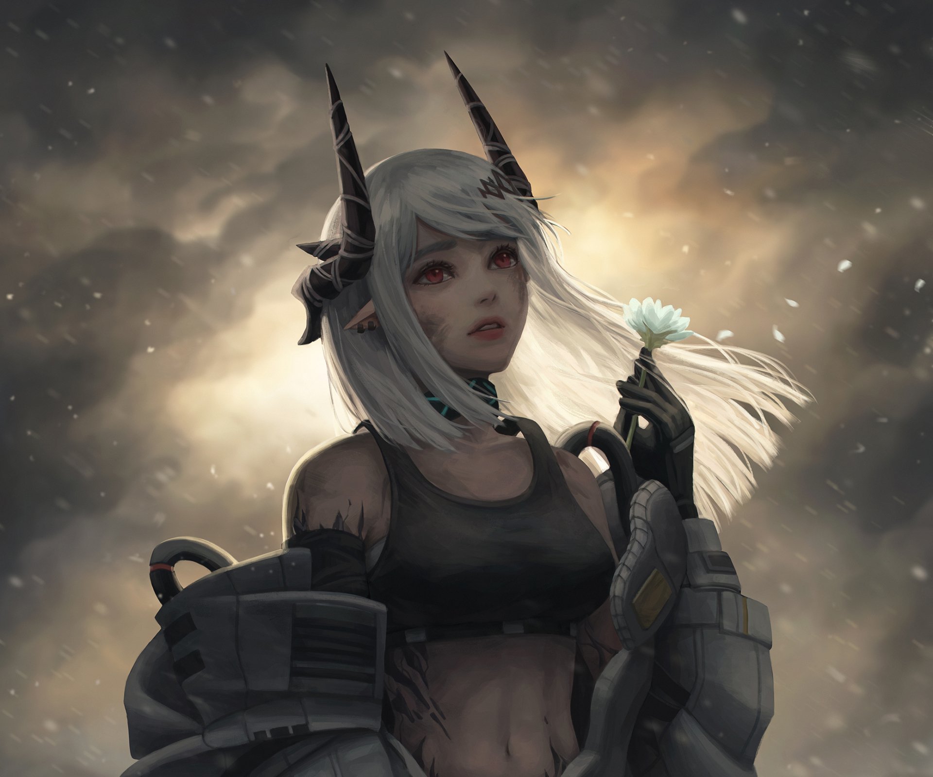 Download Mudrock (Arknights) Video Game Arknights HD Wallpaper by Riverown
