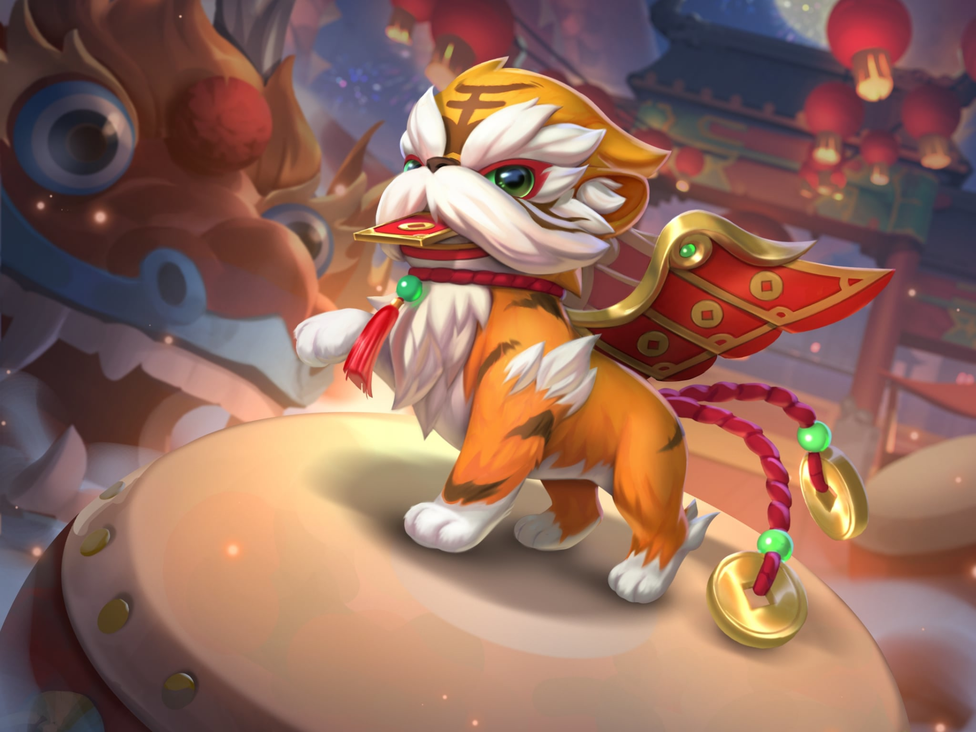Download Year Of The Tiger Video Game League Of Legends HD Wallpaper