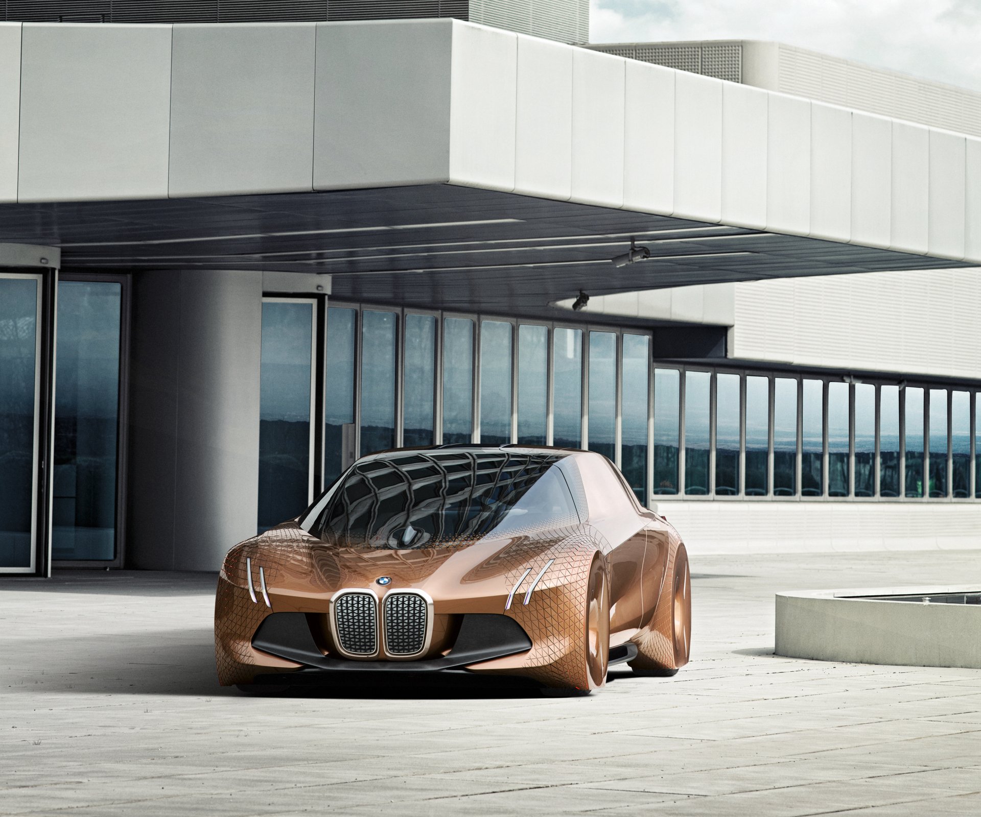 Download Concept Car Vehicle BMW Vision Next 100 HD Wallpaper