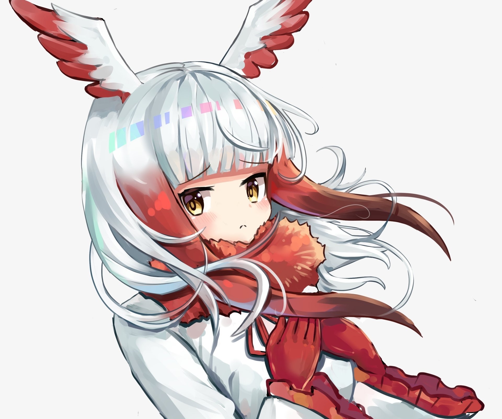 Download Crested Ibis (Kemono Friends) Anime Kemono Friends HD Wallpaper