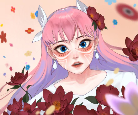 Belle (Ryuu to Sobakasu no Hime) Anime Belle (2021) HD Desktop Wallpaper | Background Image