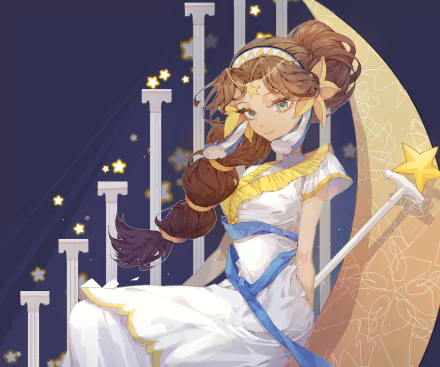 Starfruit Cookie (Cookie Run) video game Cookie Run: OvenBreak HD Desktop Wallpaper | Background Image