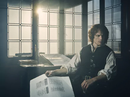 Jamie Fraser Sam Heughan TV Show Outlander HD Desktop Wallpaper | Background Image