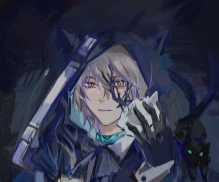 Phantom (Arknights) video game Arknights HD Desktop Wallpaper | Background Image