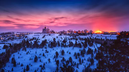 night snow photography winter winter night HD Desktop Wallpaper | Background Image