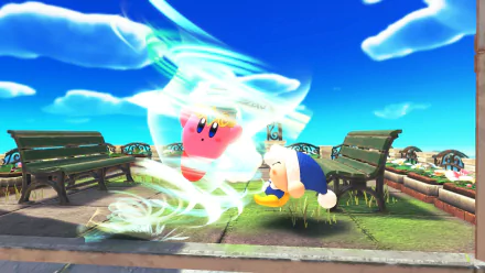 video game Kirby and The Forgotten Land HD Desktop Wallpaper | Background Image