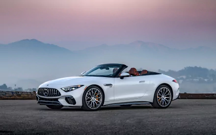 cabriolet Mercedes-AMG SL 55 4MATIC vehicle Mercedes-AMG SL HD Desktop Wallpaper | Background Image