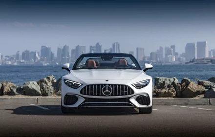 cabriolet Mercedes-AMG SL 55 4MATIC vehicle Mercedes-AMG SL HD Desktop Wallpaper | Background Image