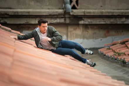 Nathan Drake Tom Holland movie Uncharted HD Desktop Wallpaper | Background Image