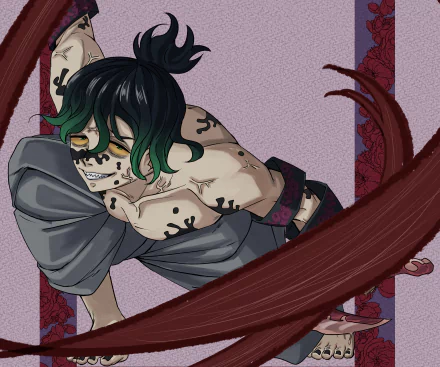 Gyutaro (Demon Slayer) Anime Demon Slayer: Kimetsu no Yaiba HD Desktop Wallpaper | Background Image