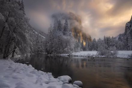  Temple of the Valley - Merced River by Ryan Dyar
