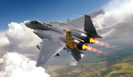 warplane military McDonnell Douglas F-15 Eagle HD Desktop Wallpaper | Background Image