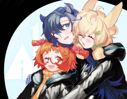 Kroos (Arknights) Fang (Arknights) Beagle (Arknights) video game Arknights HD Desktop Wallpaper | Background Image