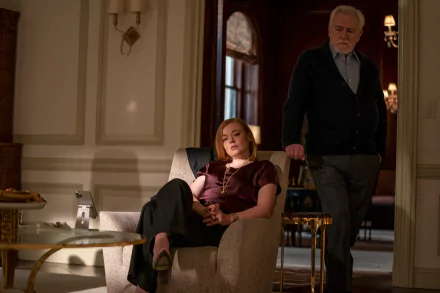 Brian Cox Sarah Snook TV Show Succession HD Desktop Wallpaper | Background Image