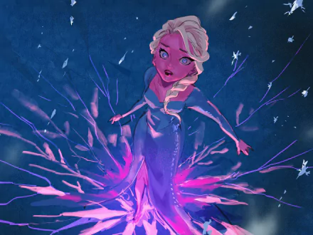  Elsa the Snow Queen by Gori Matsu