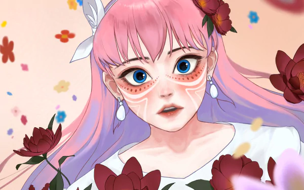 Belle (Ryuu to Sobakasu no Hime) Anime Belle (2021) HD Desktop Wallpaper | Background Image