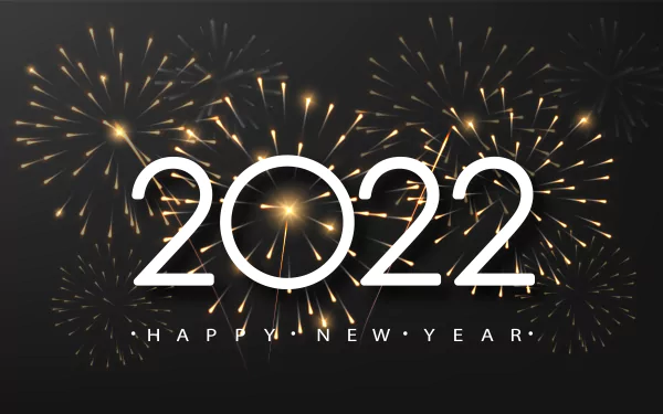Happy New Year holiday New Year 2022 HD Desktop Wallpaper | Background Image