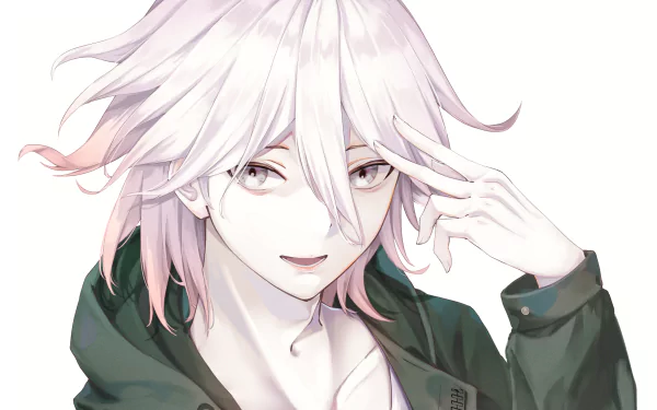 Nagito Komaeda video game Danganronpa 2: Goodbye Despair HD Desktop Wallpaper | Background Image