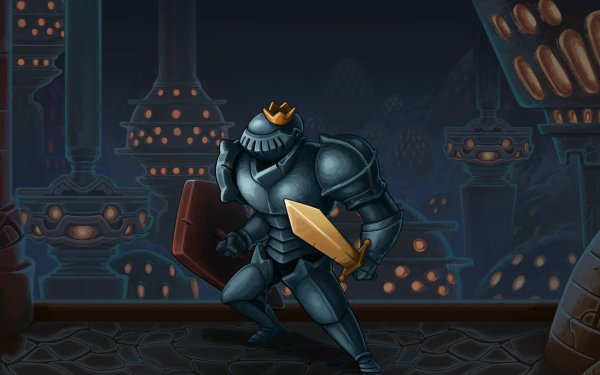 HD wallpaper of the Ironclad character from Slay the Spire video game with a dark, industrial background, perfect for desktops.