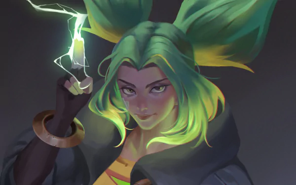 Zeri (League Of Legends) video game League Of Legends HD Desktop Wallpaper | Background Image