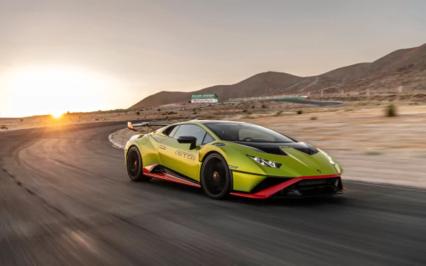 vehicle Lamborghini Huracán STO HD Desktop Wallpaper | Background Image