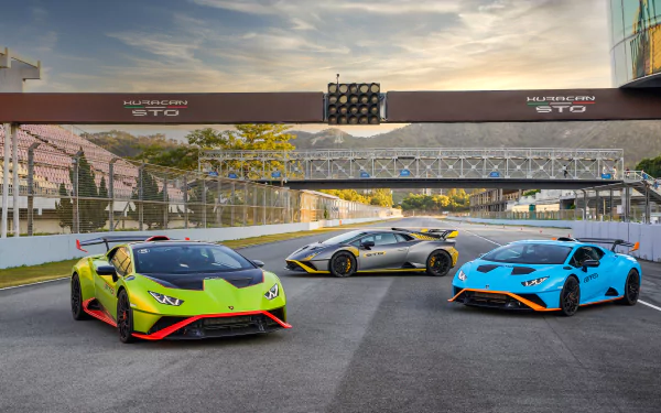 vehicle Lamborghini Huracán STO HD Desktop Wallpaper | Background Image