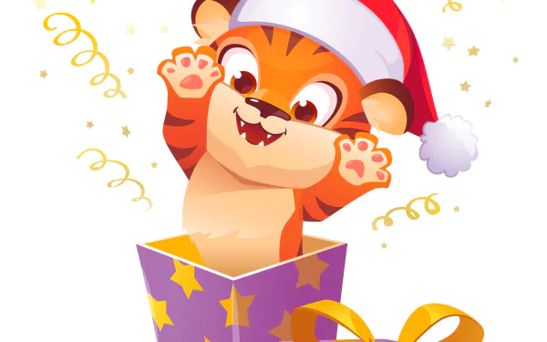 Year of the Tiger holiday Chinese New Year HD Desktop Wallpaper | Background Image