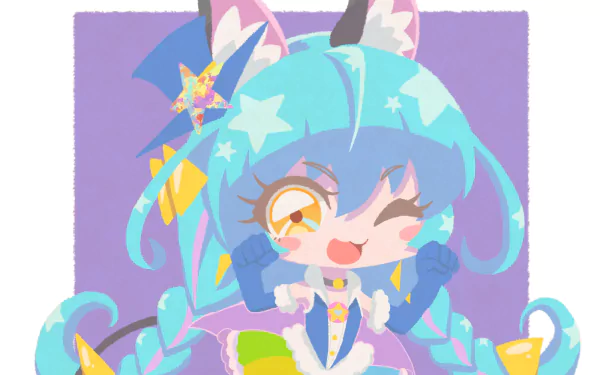 Yuni (Precure) Cure Cosmo Anime Star☆Twinkle Precure HD Desktop Wallpaper | Background Image