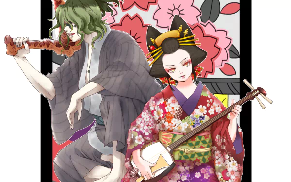 Gyutaro (Demon Slayer) Anime Demon Slayer: Kimetsu no Yaiba HD Desktop Wallpaper | Background Image