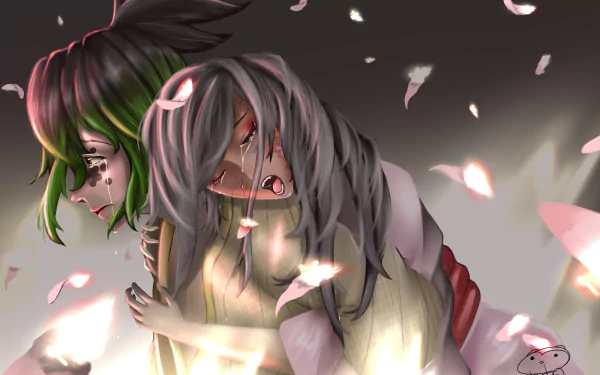 Daki (Demon Slayer) Gyutaro (Demon Slayer) Anime Demon Slayer: Kimetsu no Yaiba HD Desktop Wallpaper | Background Image