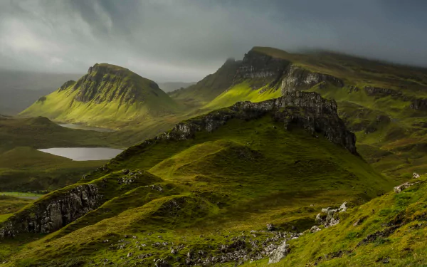  Trotternish Ridge, visible is Cnòc a Mhèrlich by Brad Eide