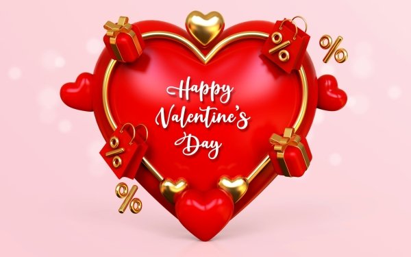 Holiday Valentine's Day Happy Valentine's Day Heart HD Wallpaper | Background Image