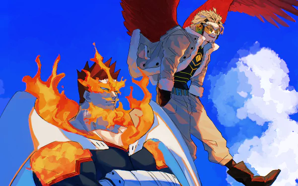 Endeavor (Boku no Hero Academia) Keigo Takami Hawks (Boku No Hero Academia) Anime My Hero Academia HD Desktop Wallpaper | Background Image