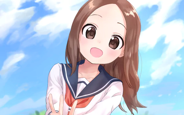 Takagi (Karakai Jouzu no Takagi-san) Anime Teasing Master Takagi-san HD Desktop Wallpaper | Background Image